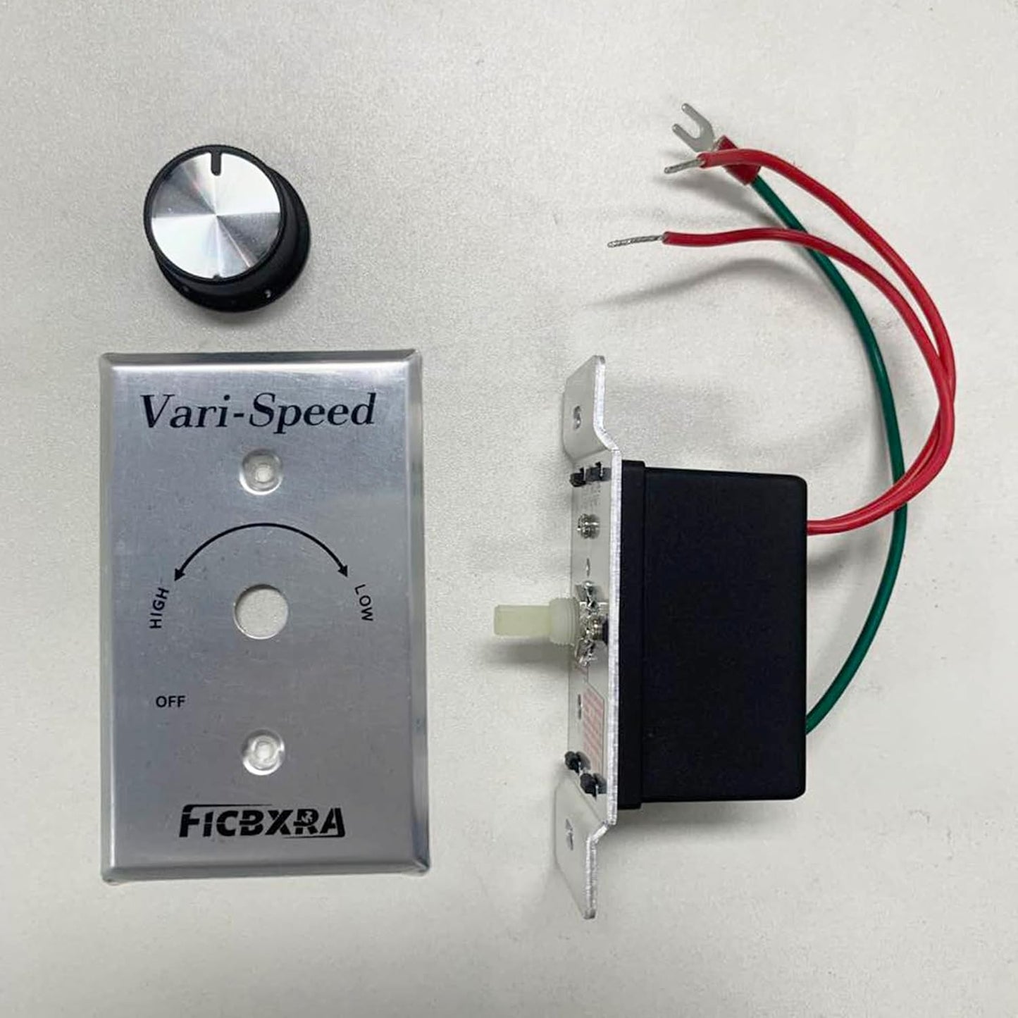 Speed Controller with On-Off Switch, 120 VAC 6.0 Amp Motor Variable Speed Controller for Ventilation Fans