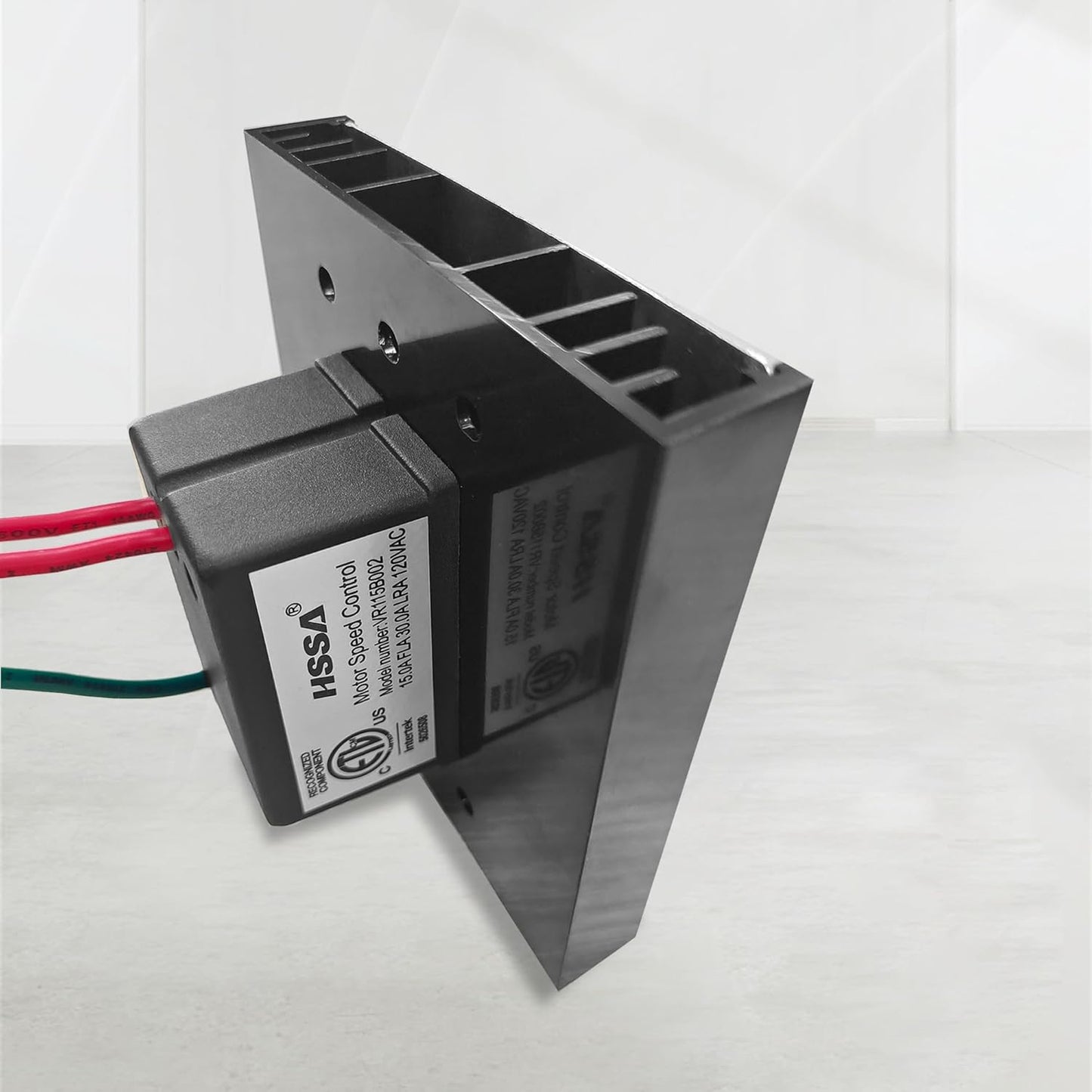 Peed Controller with On-Off Switch, 120 VAC 15 Amp Motor Variable Speed Controller for Ventilation Fans