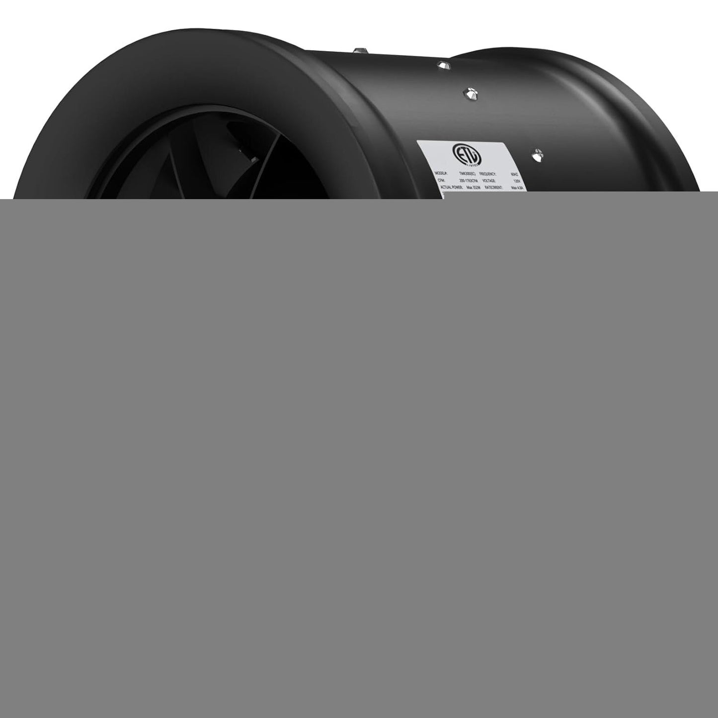 12 Inch Inline Duct Fan,1900 CFM Inline Fan Duct Fan Constant Speed - Ventilation Exhaust Fan for Heating Cooling Booster, Grow Tents, Hydroponics, NSK/SKF Bearings, ETL Listed