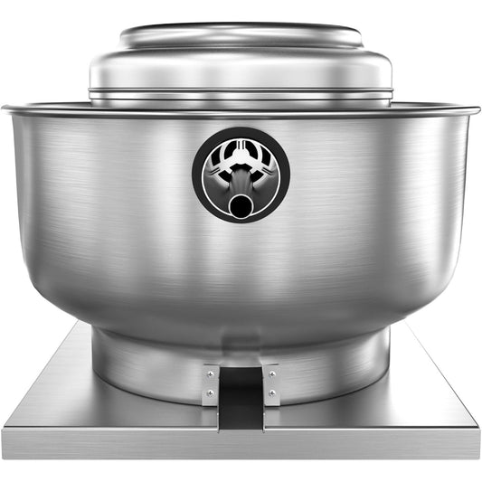Restaurant Canopy Hood Grease Rated Exhaust Fan- Food Truck High-Speed Direct Drive Centrifugal Upblast Exhaust Fan 1/6 HP 110 Volt Single Phase Motor 800 CFM