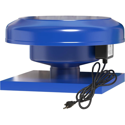 Roof Extractor Fan 171 CFM Exhaust Fan Roof Mounted Ventilator Constant Speed for for Warehouse, Attic and Greenhouse Ventilation, NSK/SKF bearings, ETL Listed