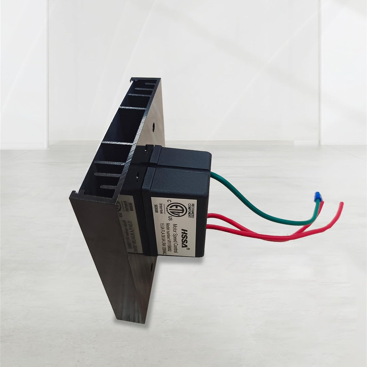 Peed Controller with On-Off Switch, 120 VAC 15 Amp Motor Variable Speed Controller for Ventilation Fans